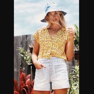 Anthropologie Maeve Picnic Button Down